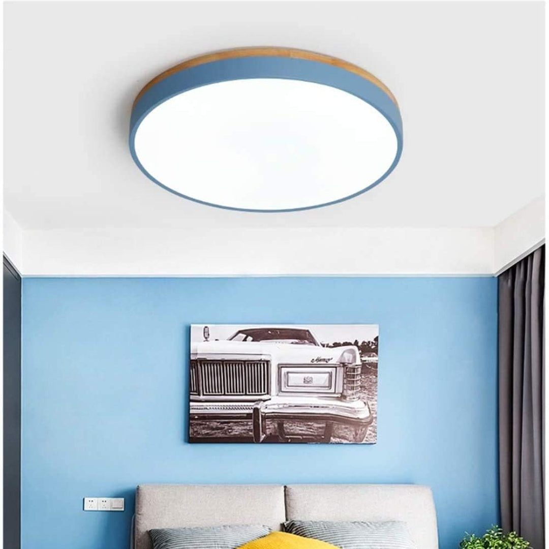 Wooden Round Ceiling Light