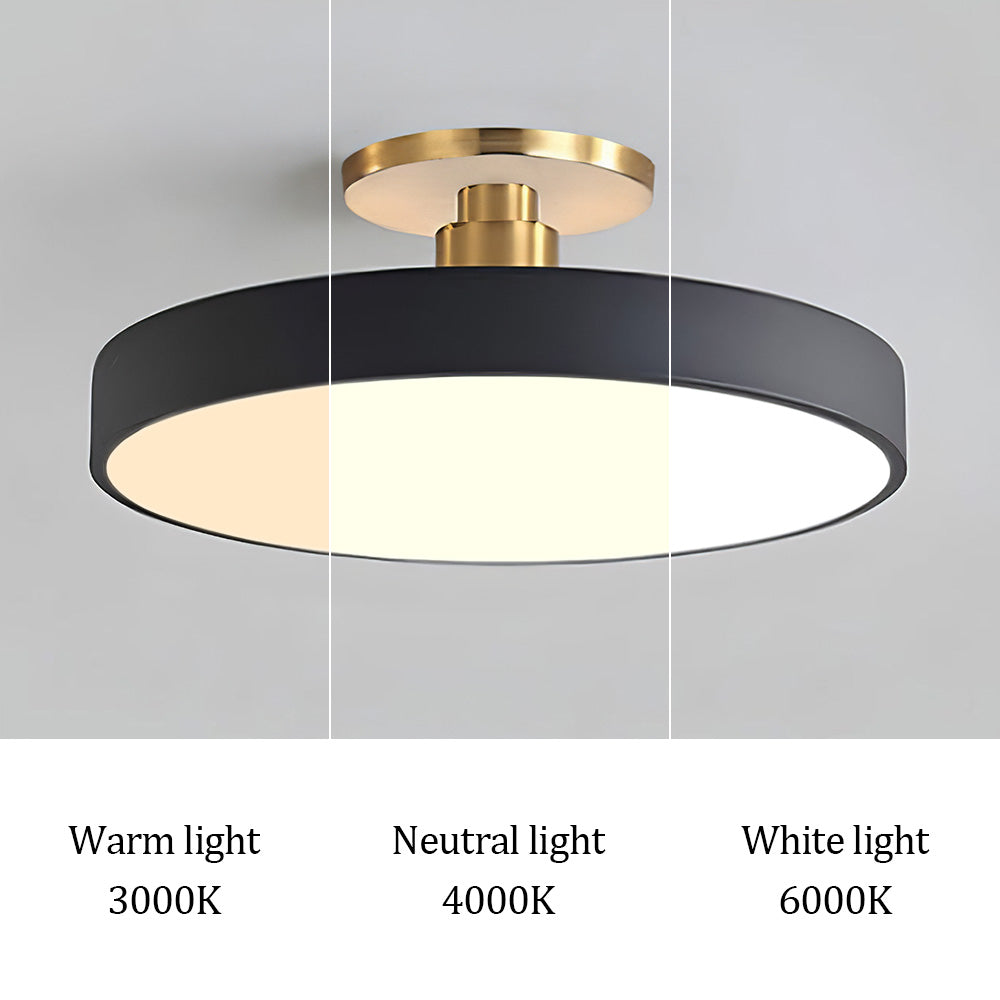 Sleek Round LED Ceiling Light