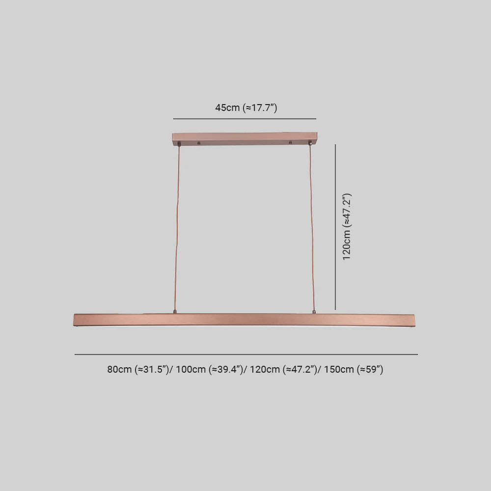 Modern Linear LED Pendant Light