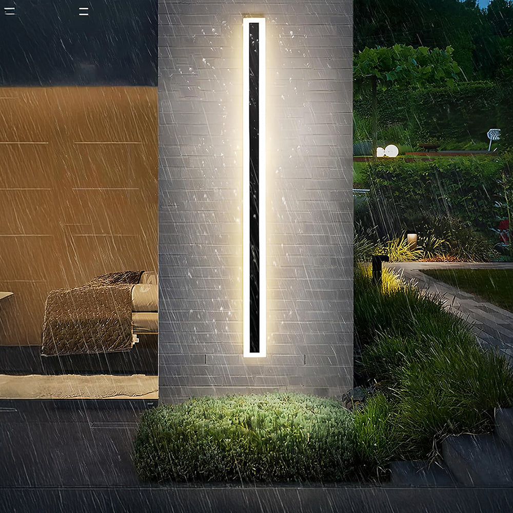 Black Modern LED Outdoor Wall Lamp IP65