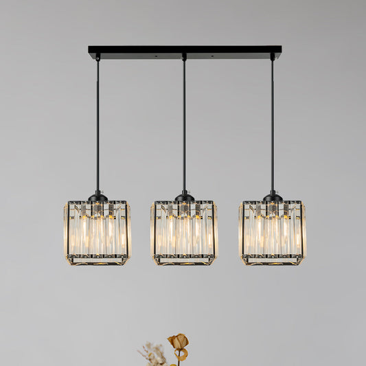 Multi-Light Crystal Island Pendant