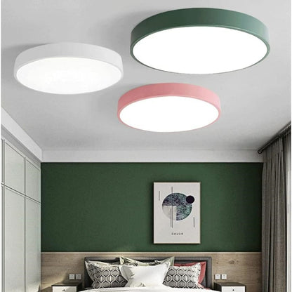 Round LED Ceiling Light Flat Design
