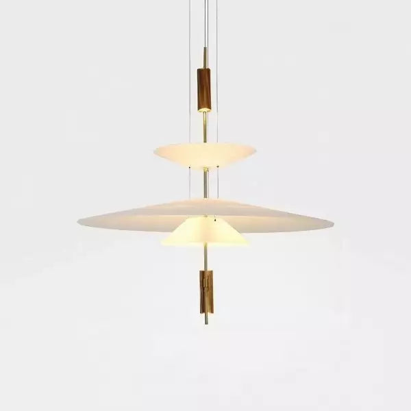 Sculptural multi-layer pendant lamp