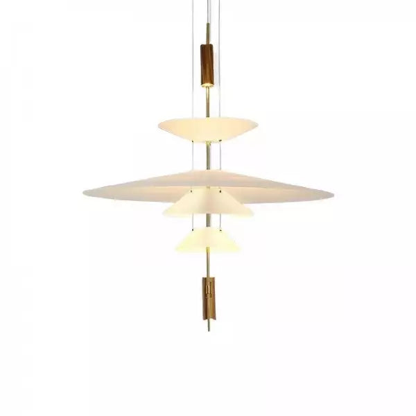 Sculptural multi-layer pendant lamp
