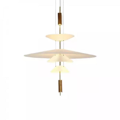 Sculptural multi-layer pendant lamp