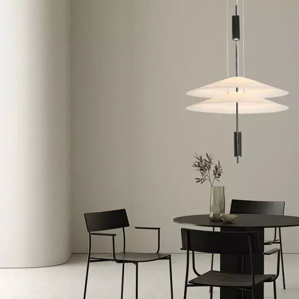Sculptural multi-layer pendant lamp