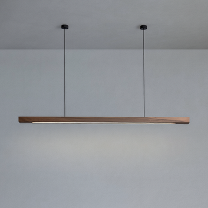 Modern Scandinavian wooden pendant light