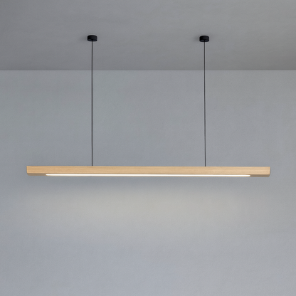 Modern Scandinavian wooden pendant light