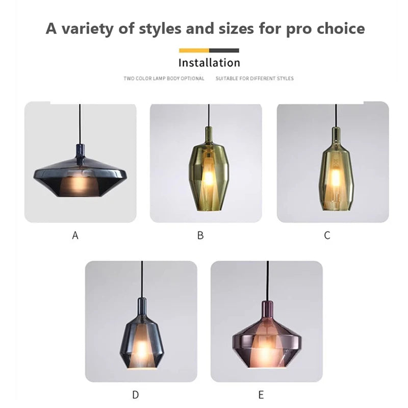 Clear Glass Hanging Pendant