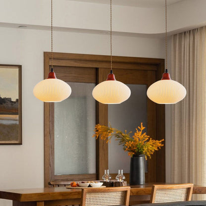 Handcrafted White Ceramic Light