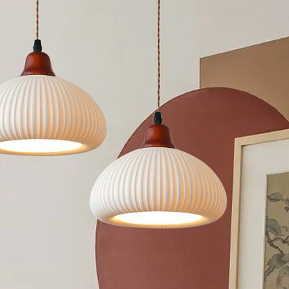 Handcrafted White Ceramic Light