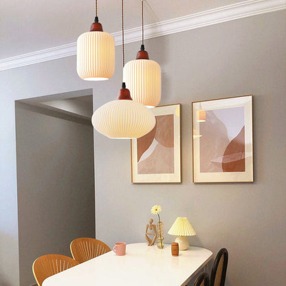 Handcrafted White Ceramic Light