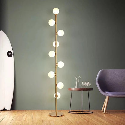 Decorative Glass Orb Floor Lamp