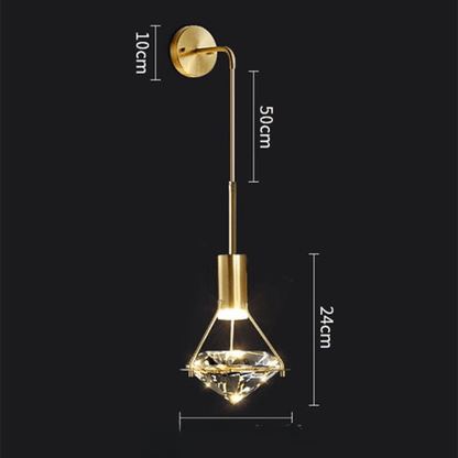 Diamond Cut Wall Sconce