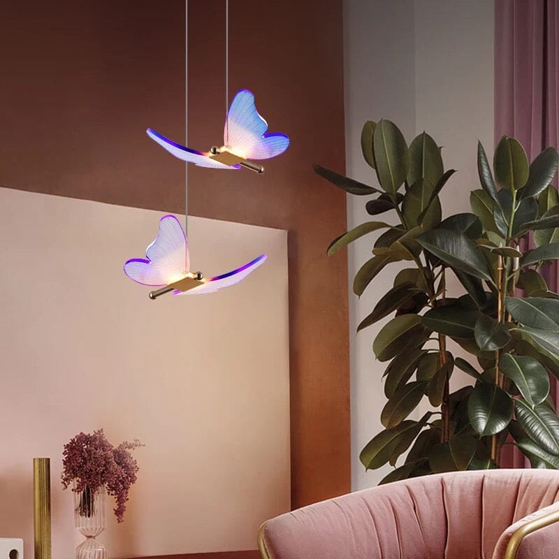 Modern Acrylic Butterfly Sconce
