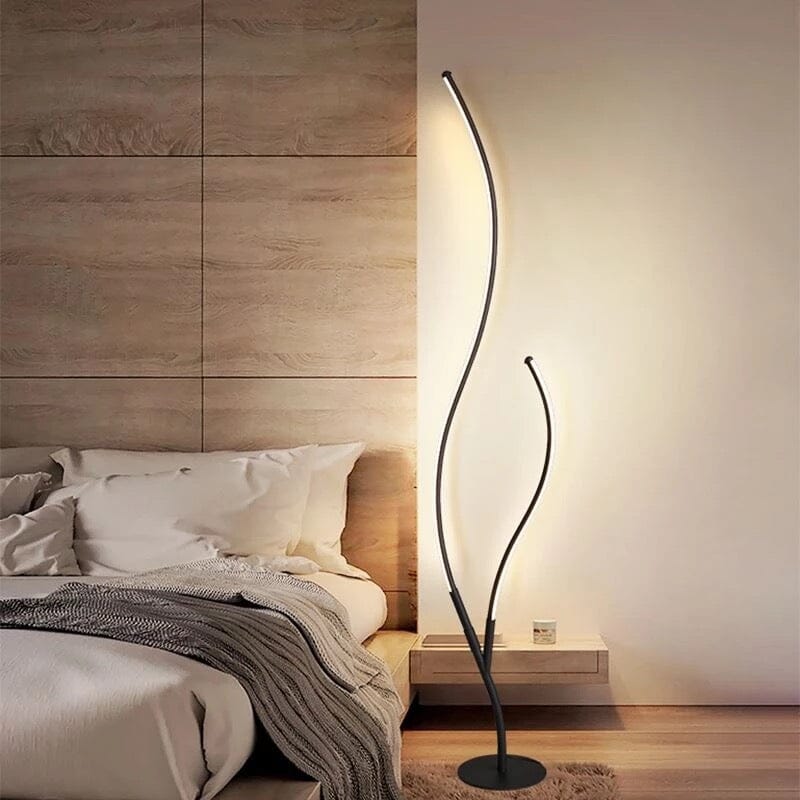 Abstract Nature-Inspired Floor Lamp