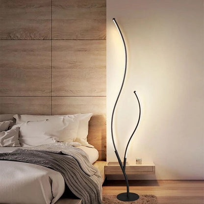 Abstract Nature-Inspired Floor Lamp