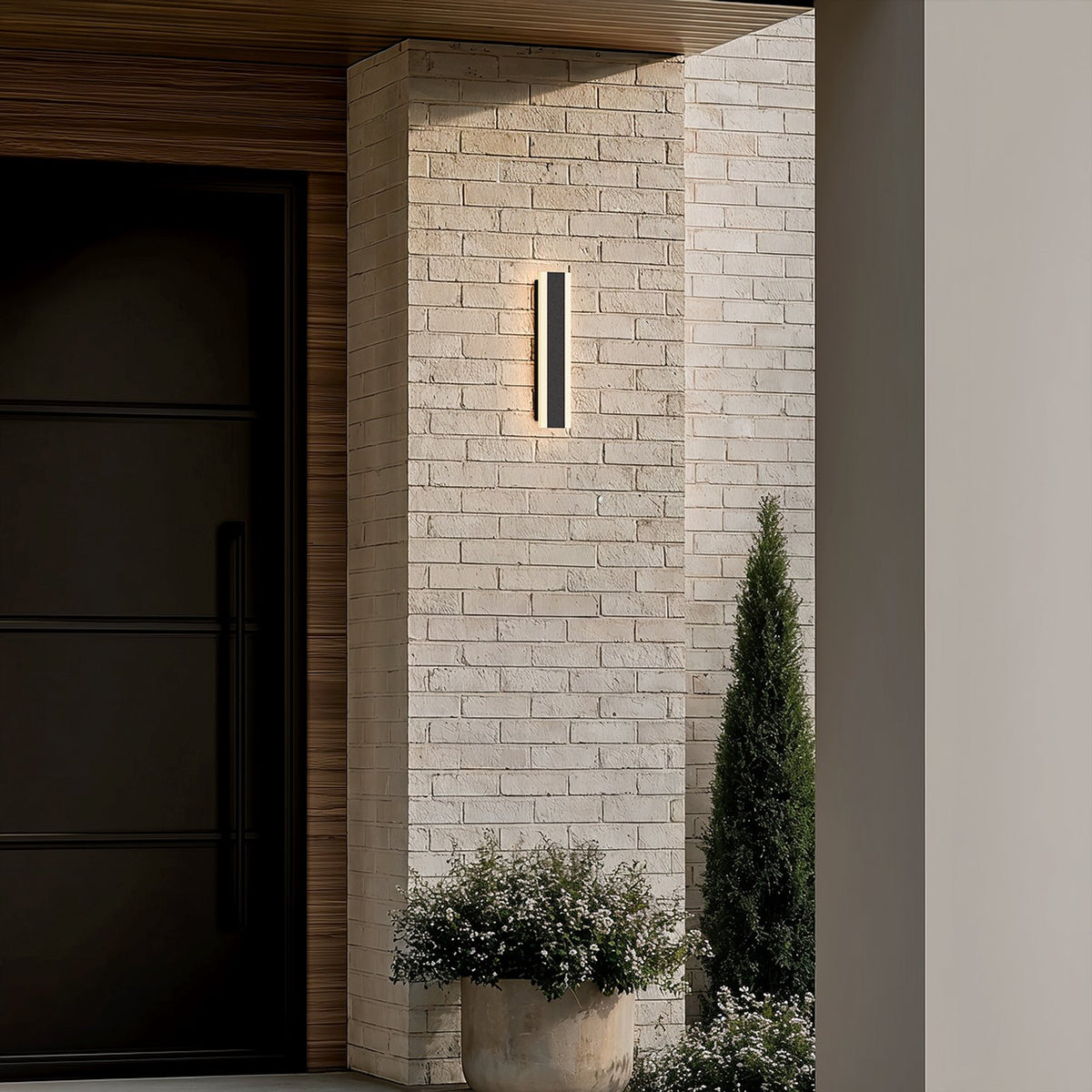 Zephlyn Linear Aluminium Outdoor Wall Light