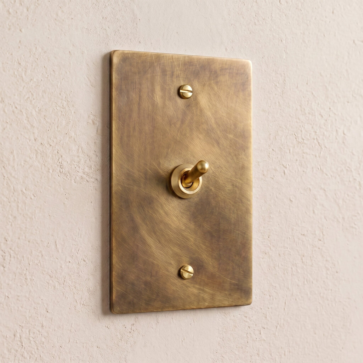 Mirvane Vintage Brass Toggle Switch