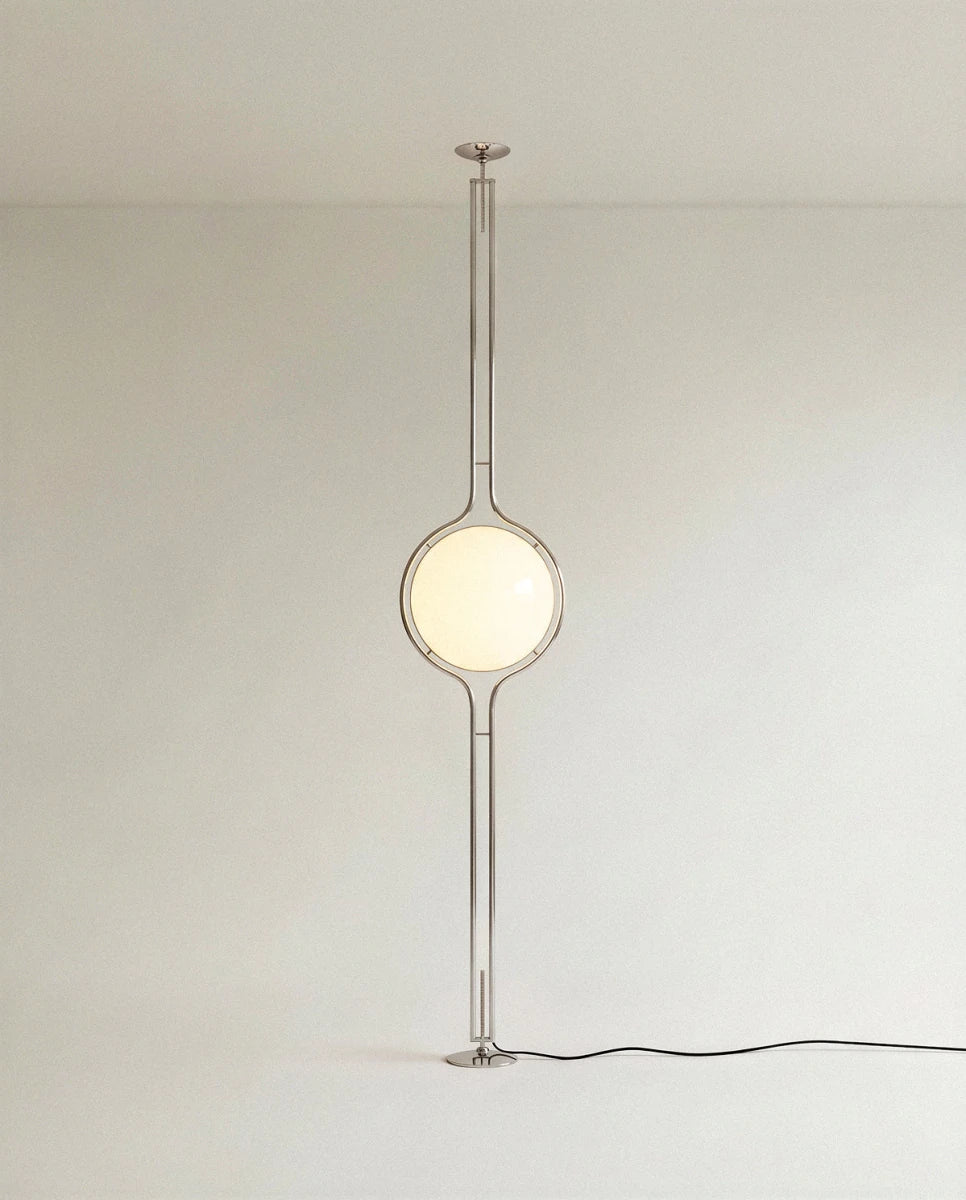 Pelvaro Mid-Century Metal Floor-to-Ceiling Lamp