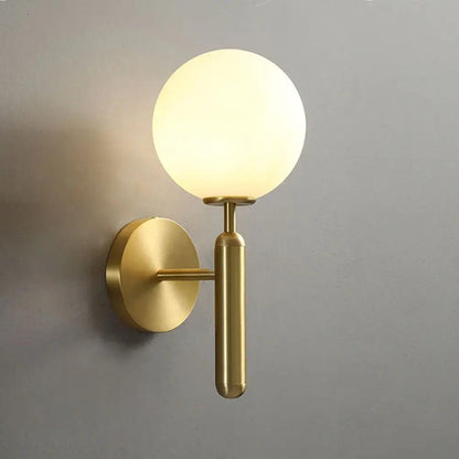 Ophira Modern Glass Globe Wall Light