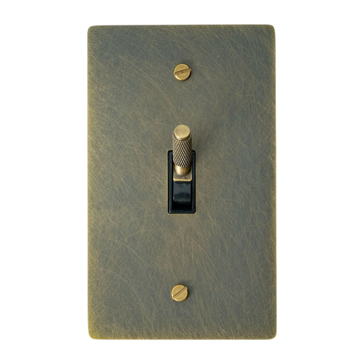 Ivarelle Vintage Solid Brass 1-Gang Toggle Switch