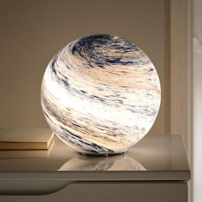 Selenora Celestial Glass Moon Table Lamp