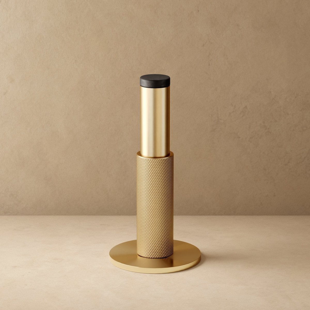 Oskarel Industrial Brass Wall Door Stop
