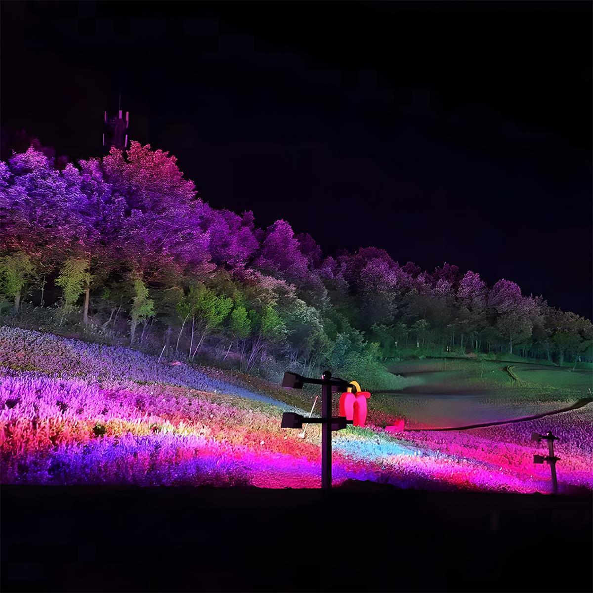 Chromara Industrial Aluminium RGB Landscape Spotlight