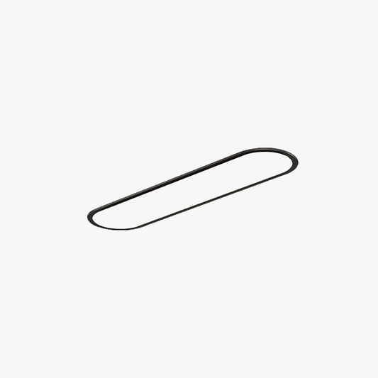 Ovalis Minimalist Metal Oval Ceiling Light