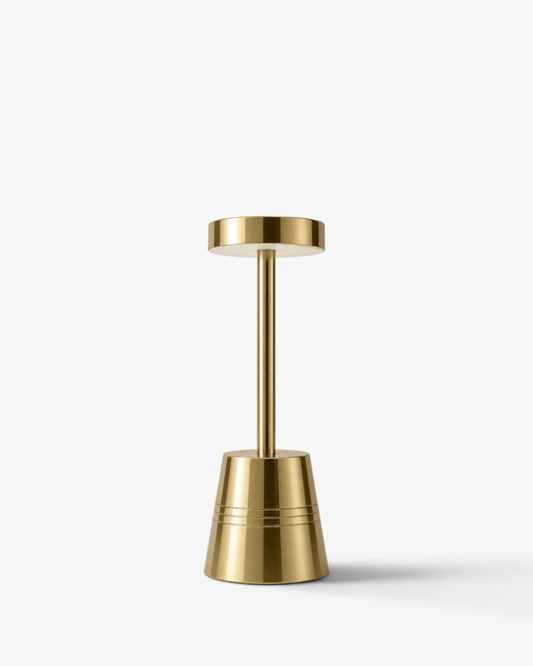 Elvira Linear Brass Table Lamp