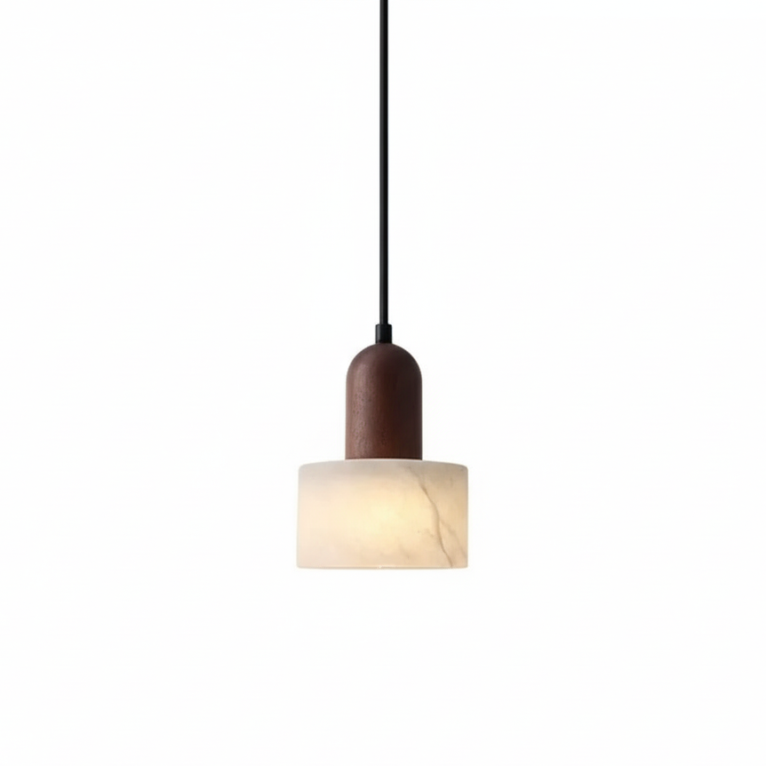 Sarelle Japandi Jade Marble Pendant Light