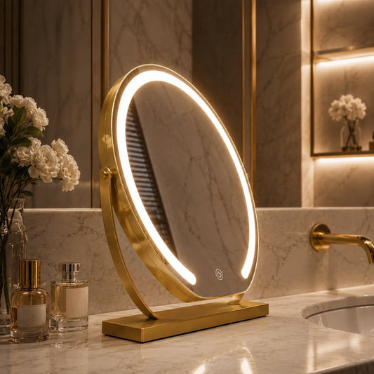 Grenvale Art Deco Brass Table Lamp