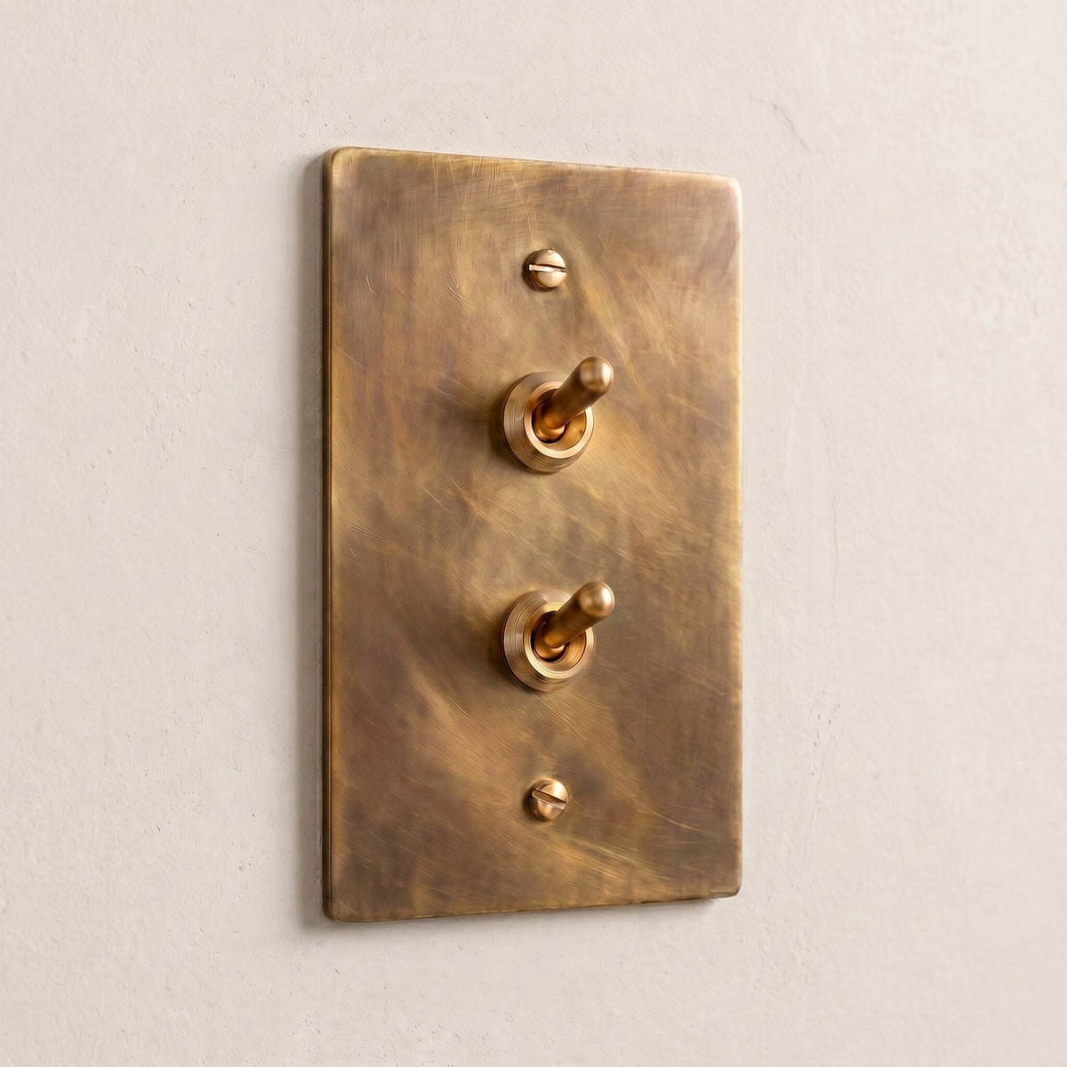Mirvane Vintage Brass Toggle Switch