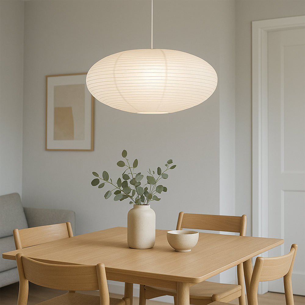 Kaiwabi Japandi Cotton Paper Pendant Light