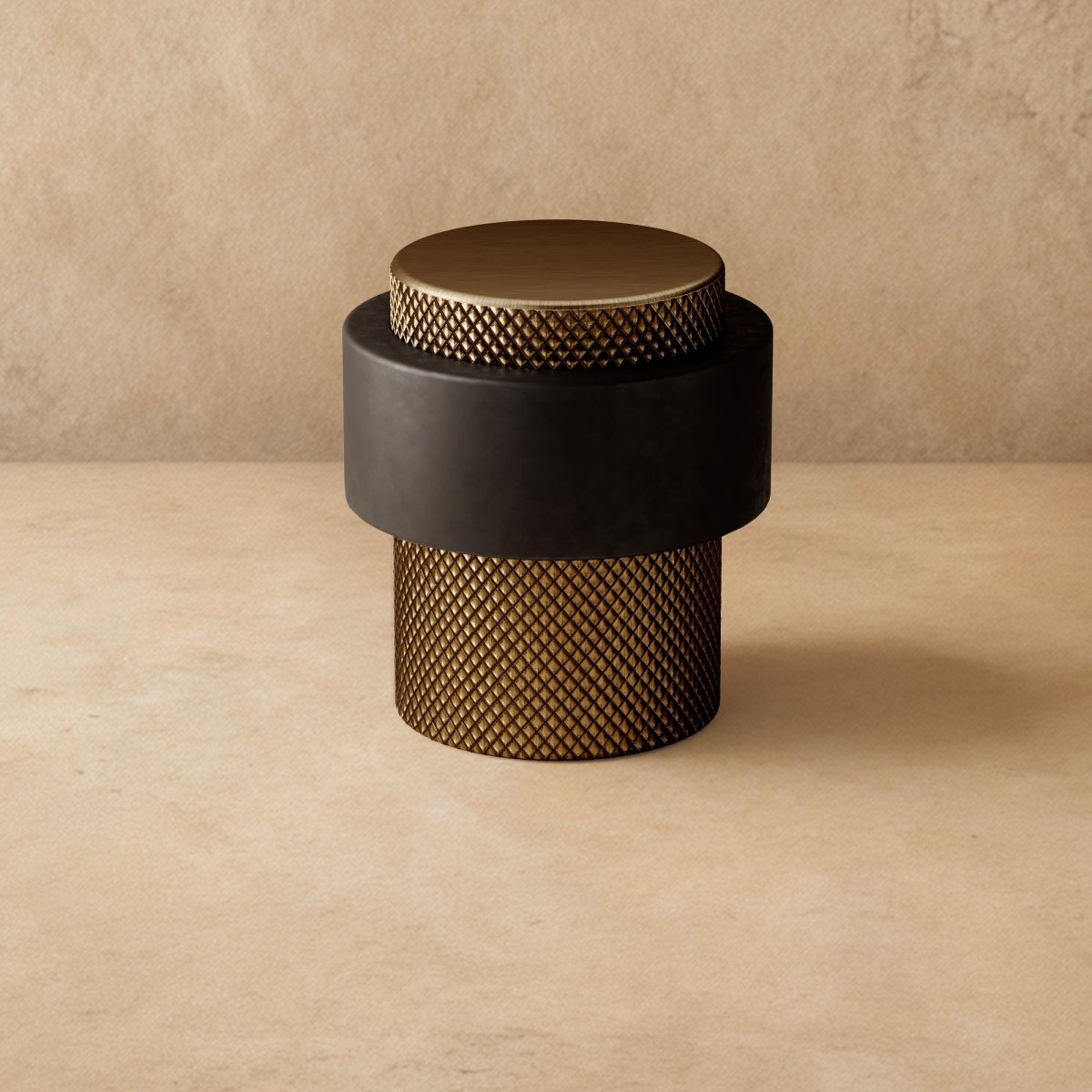 Nelvora Minimalist Brass Floor Door Stop