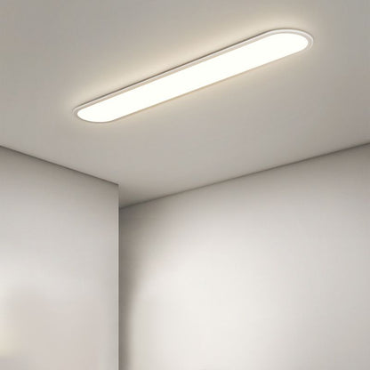 Ovalis Minimalist Metal Oval Ceiling Light
