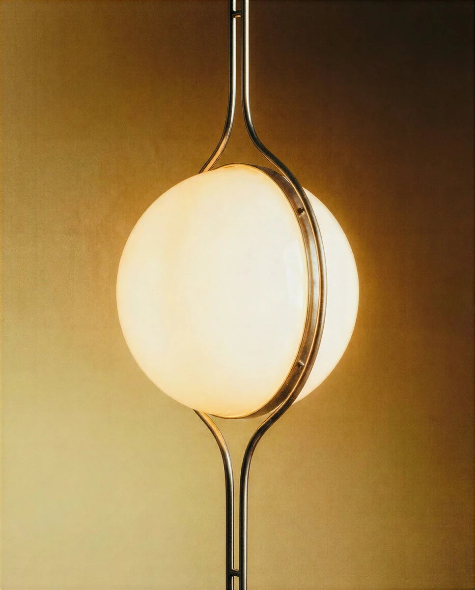 Pelvaro Mid-Century Metal Floor-to-Ceiling Lamp