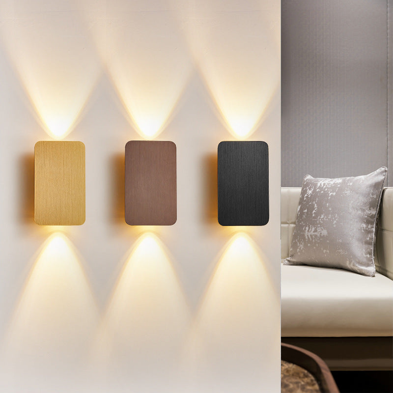 Valtera Bauhaus Metal Rectangular Wall Light