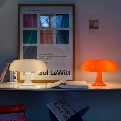 Fungora Scandinavian Opal Mushroom Table Lamp