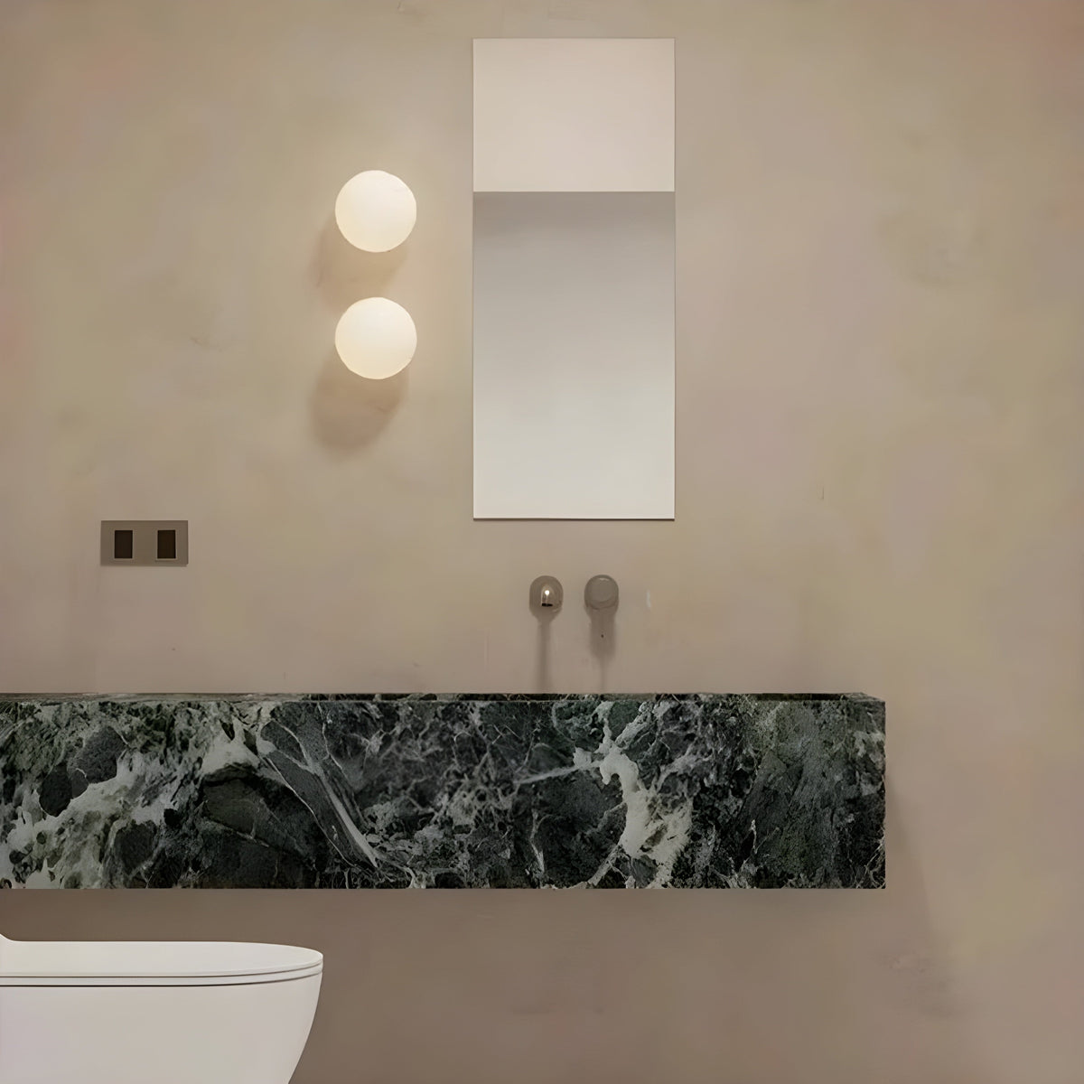 Orbelle Minimalist Frosted Glass Wall Light