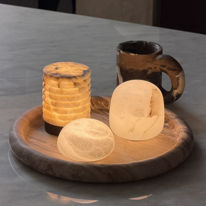 Alvane Minimalist Alabaster Table Lamp