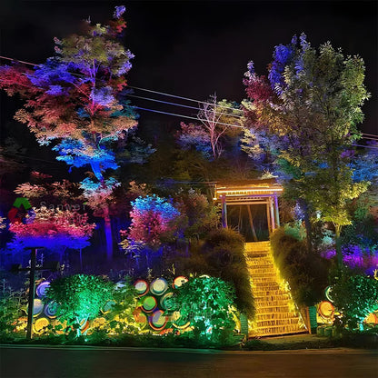 Chromara Industrial Aluminium RGB Landscape Spotlight