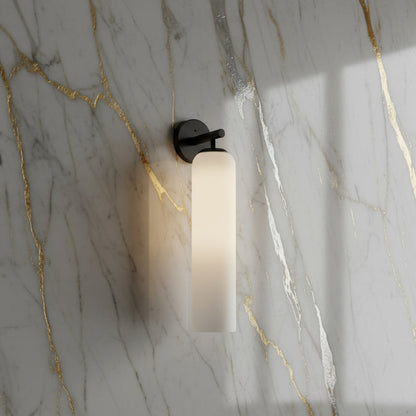 Lumessa Minimalist Glass Cylinder Wall Light