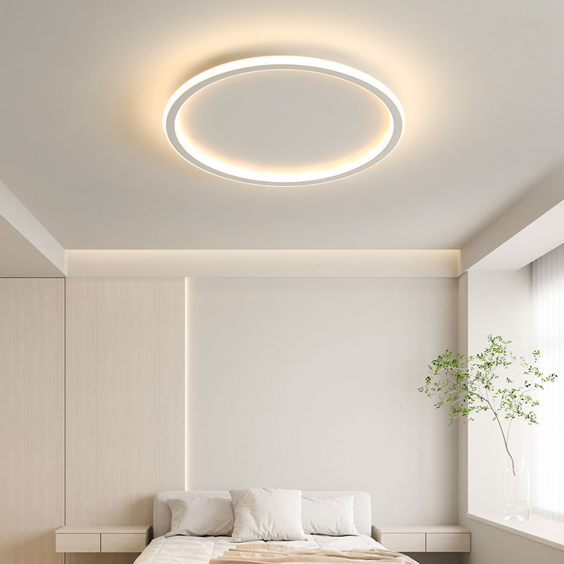 Solvane Scandinavian Aluminium Flush Ceiling Light
