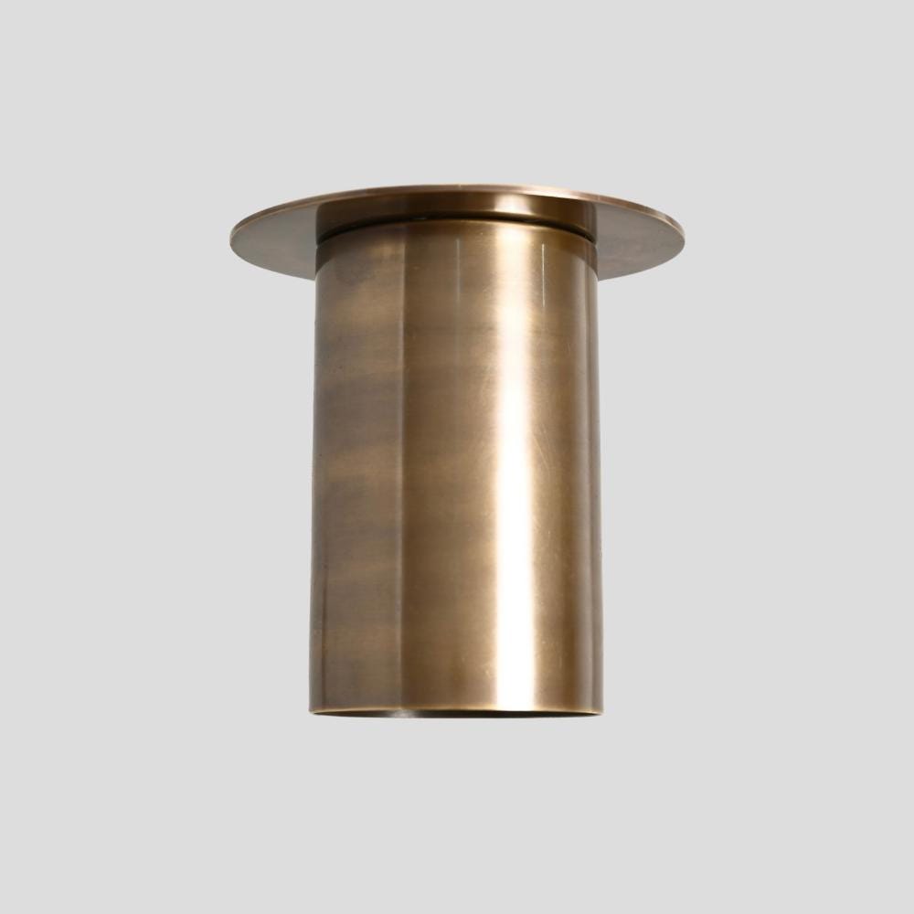 Tubrino Minimalist Brass Cylinder Ceiling Spotlight