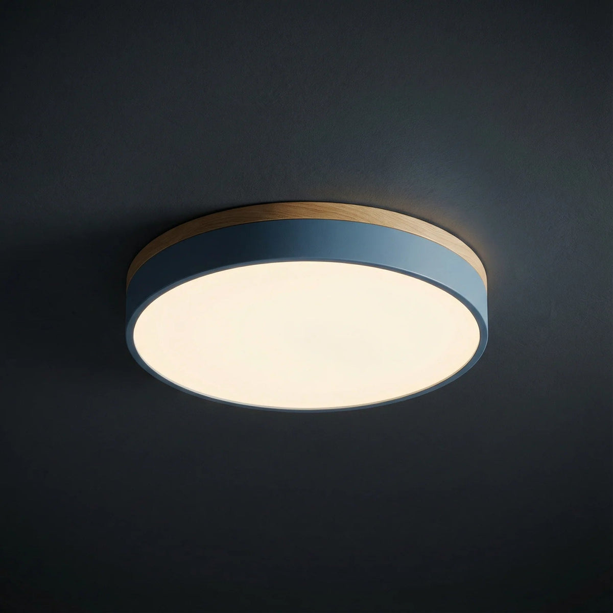 Lumbra Minimalist Wood Flush Ceiling Light