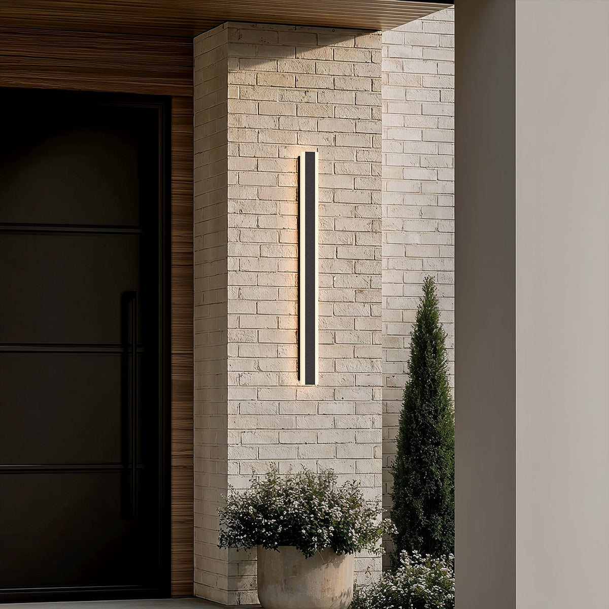 Zephlyn Linear Aluminium Outdoor Wall Light