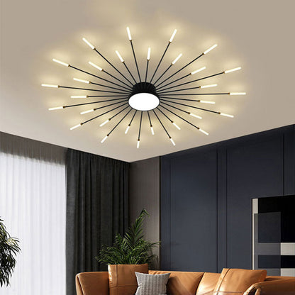 Pyrenna Starburst Metal Firework Ceiling Light