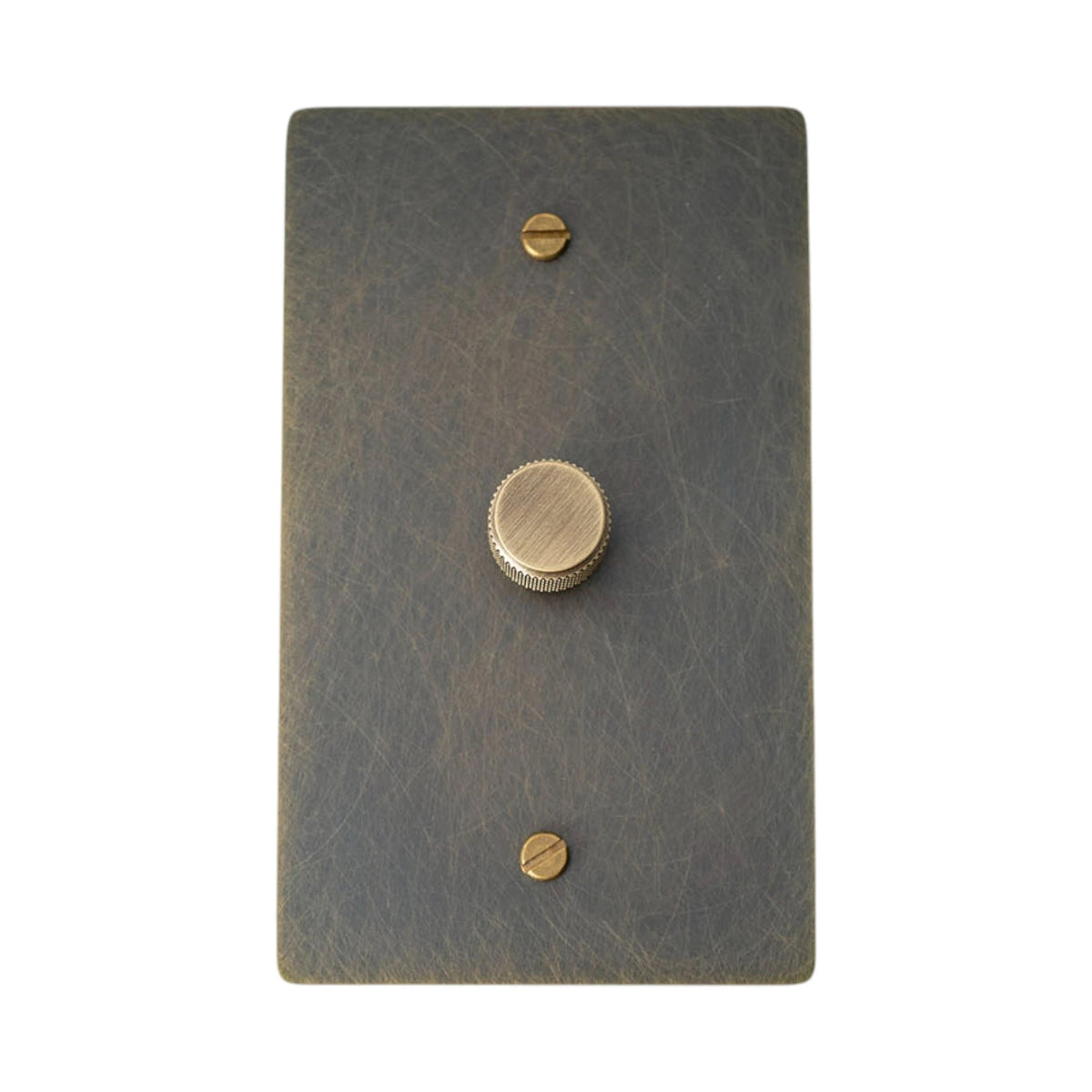 Brevanto Vintage Brass 1-Gang Rotary Dimmer Switch